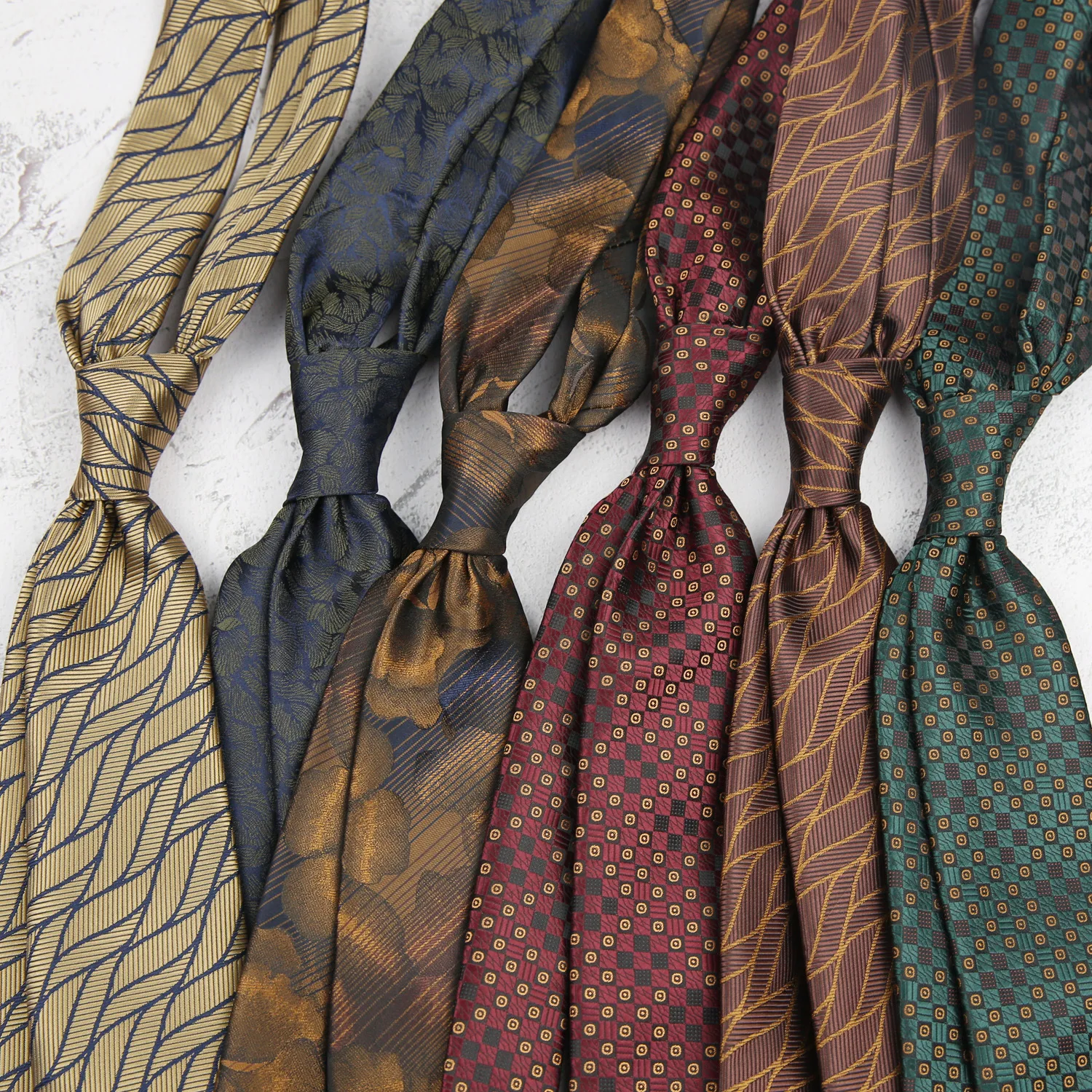 Винтажный галстук мужской деловой Повседневный в британском стиле широкий для рукоделия 8 см подходящего профессионального костюма рубашка