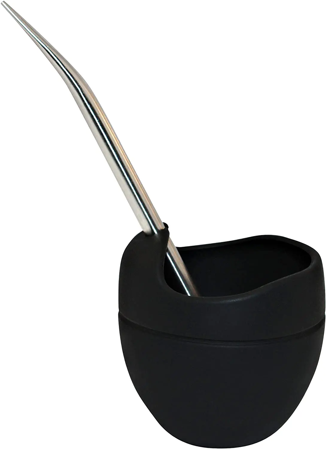 
silicone Yerba Mate Gourd Cup with Bombilla drain straw 