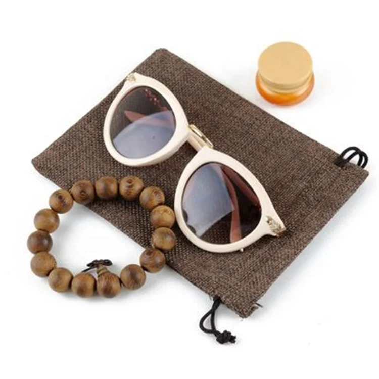 Hot Sale 10x14cm Recyclable Coffee Bag Jute Eco-friendly Jute Burlap Gunny Sack pouch