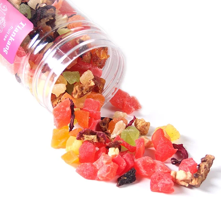 Factory Manufacture Various Detox Slimming Mixed Dried Blended Colorful Fruit Tea with Roselle Hibiscus Hawthorn