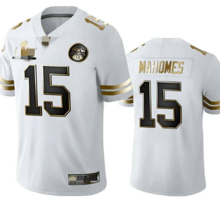 2022 High Quality Cheap Kansas City Stitched Shirts 15 Patrick Mahomes 10 Tyreek Hill 87 Travis Kelce American Football Jerseys