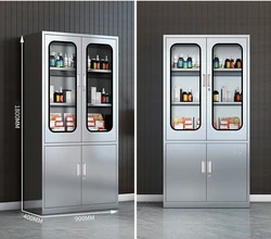 Wholesale Cheap Hospital Pharma 304 Stainless Steel Medical Medicine File Veterinary Cabinet