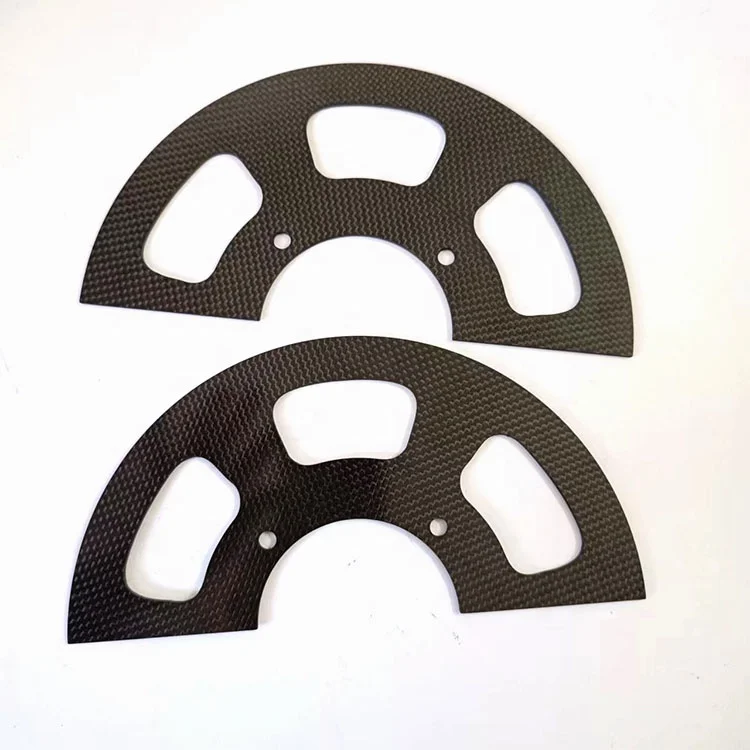 CNC Cutting Carbon Fiber Sheet for Go-cart Sprocket Protector
