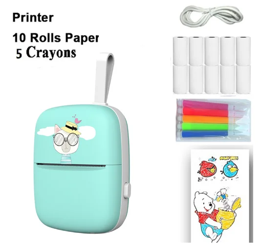 Hd Portable Printer Student Wrong Question Print hand book Printer