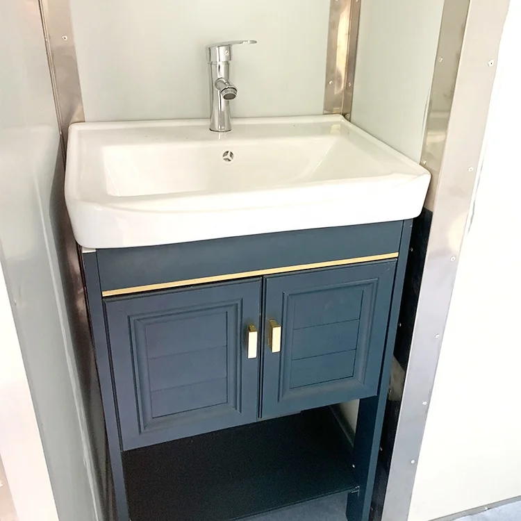 Portable Restroom Trailers Reliable Onsite Services Luxury Prefab Trailer Bathroom Mobile Toilet Trailer For Sale