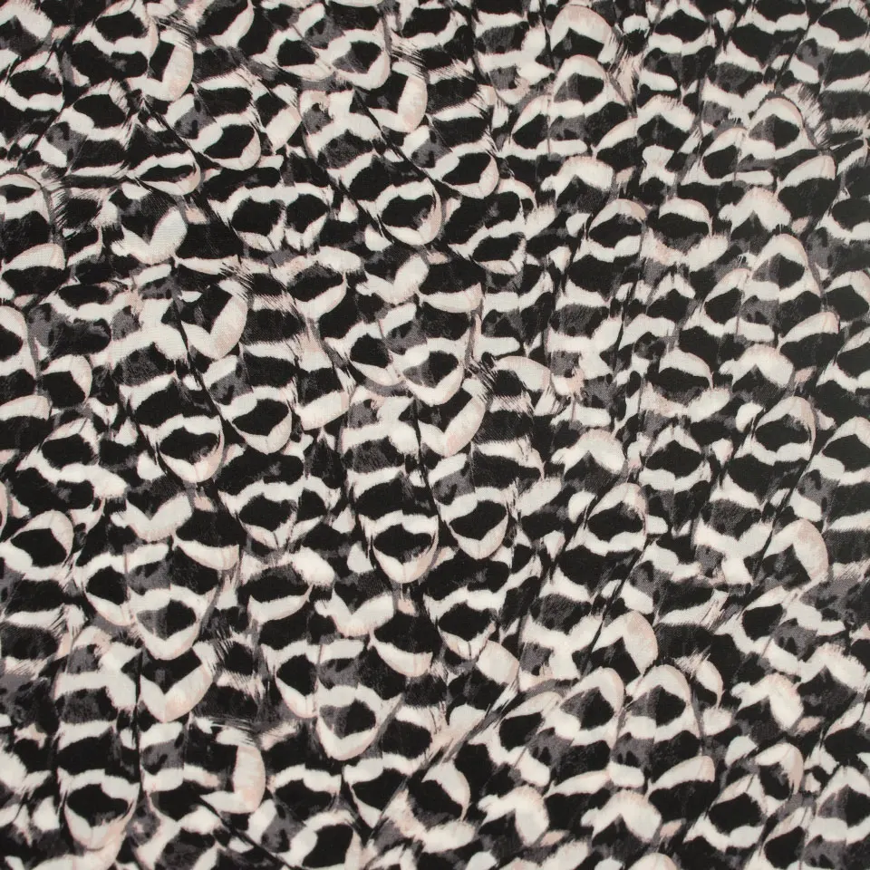 Professional custom your own designs 100% printed viscose fabric