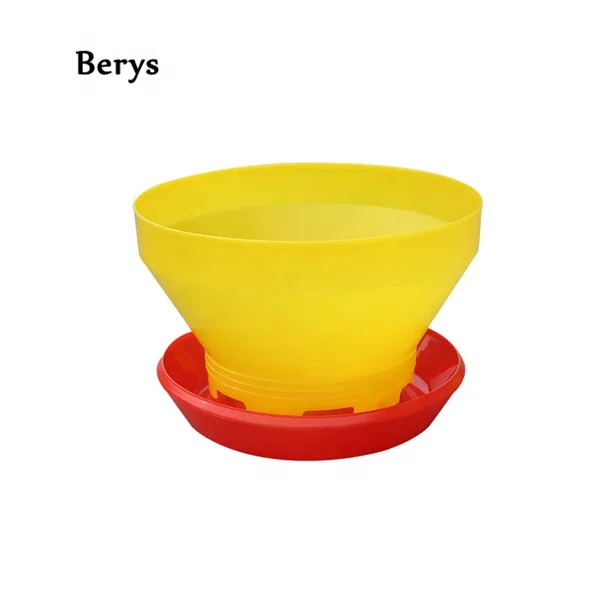 
5 кг пластиковая ручная турбо-Кормушка для цыплят птицы 