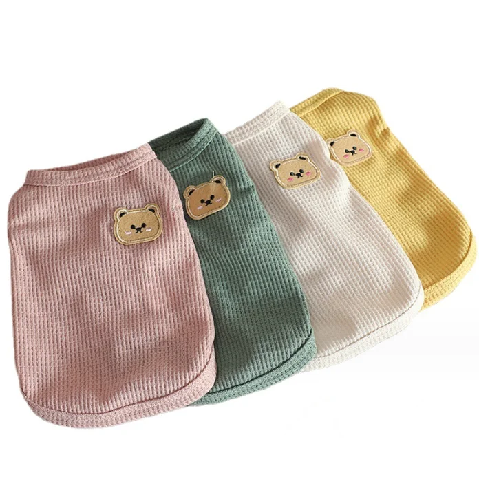 Wholesale Doggy Outfits Pet Clothes Fashion Designer Summer Thin Shirt Apparel Pets Dog T-shirt