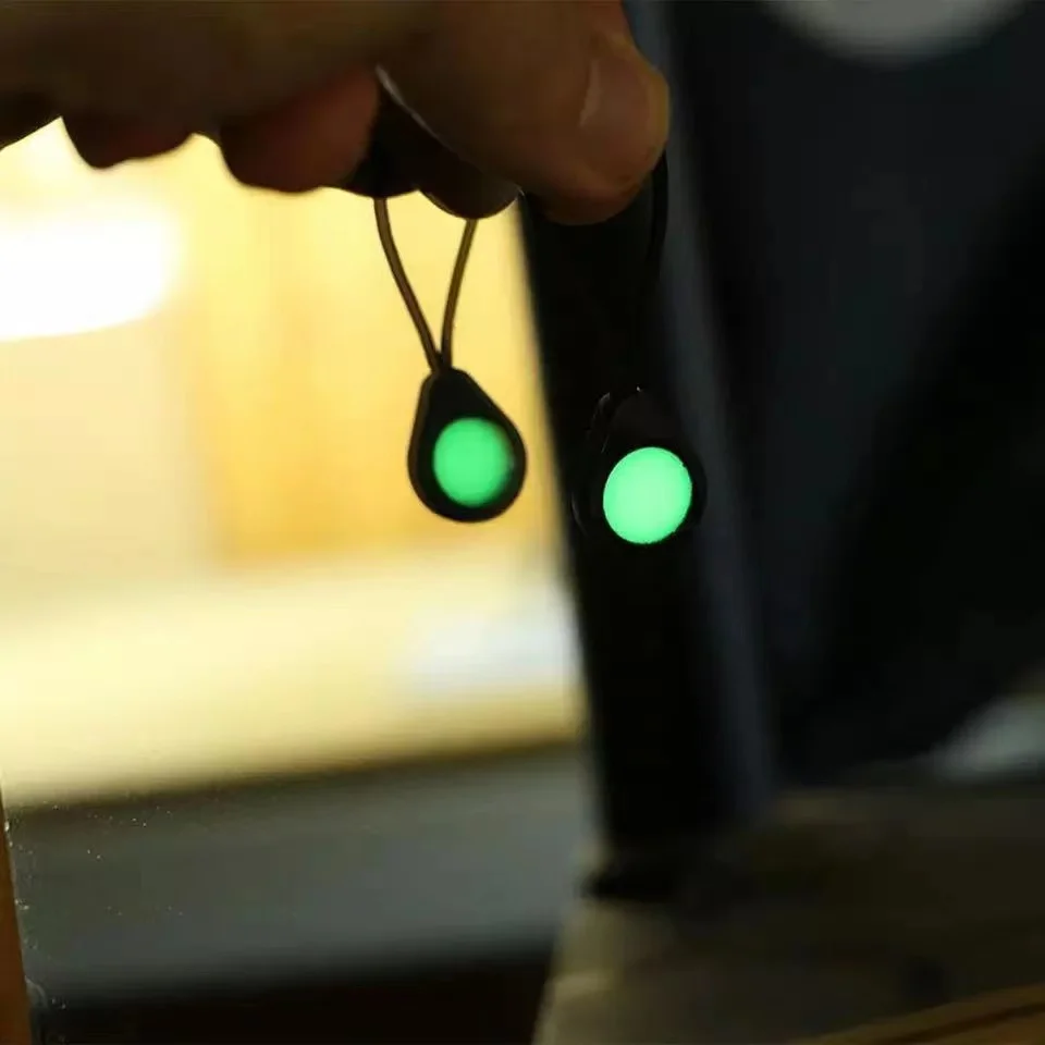 Luminous Zipper Pulls Head Glowing In The Dark Zipper Pulls Fixer Kit Markers For Coats, Jackets, Rucksacks Tent Zipper
