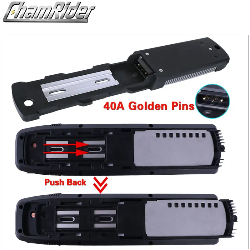 Оригинальная батарея 48V 19.2AH ebike Hailong1-2 40A BMS 350W 500W 750W 1000W 1500W 21700 Cell BBS02 BBS03