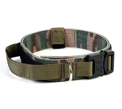 Wholesale Thick Durable Martingale Custom Adjustable Nylon Training Dog Collar with Handle
