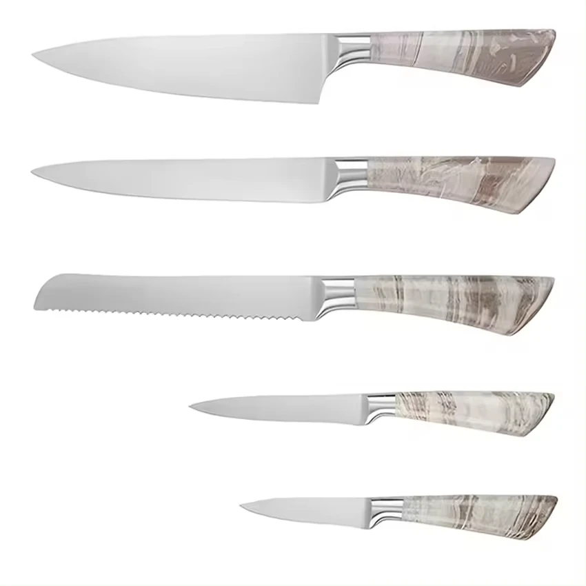 Hot selling ceramic kitchen knife set kitchen ceramic knife set with ABS black handle 2 Piece Family Kitchen Utility Knives Set