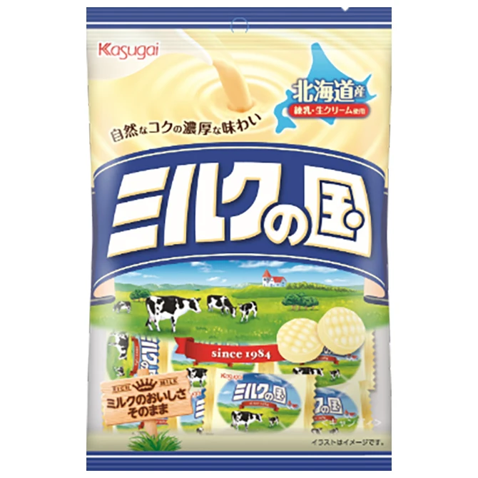 Wholesale popular delicious Japan sweets soft milk bulk candy