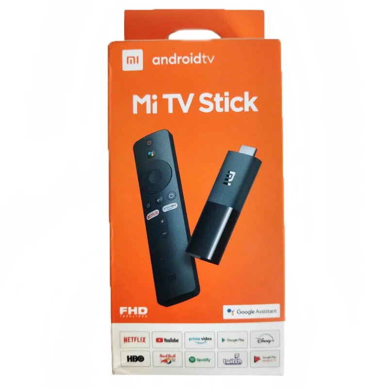 
Global Version Mi TV Stick Android 4 K HDR 1GB RAM 8GB ROM Bluetooth 4.2 Mini TV Dongle Xiaomi Mi TV Stick 