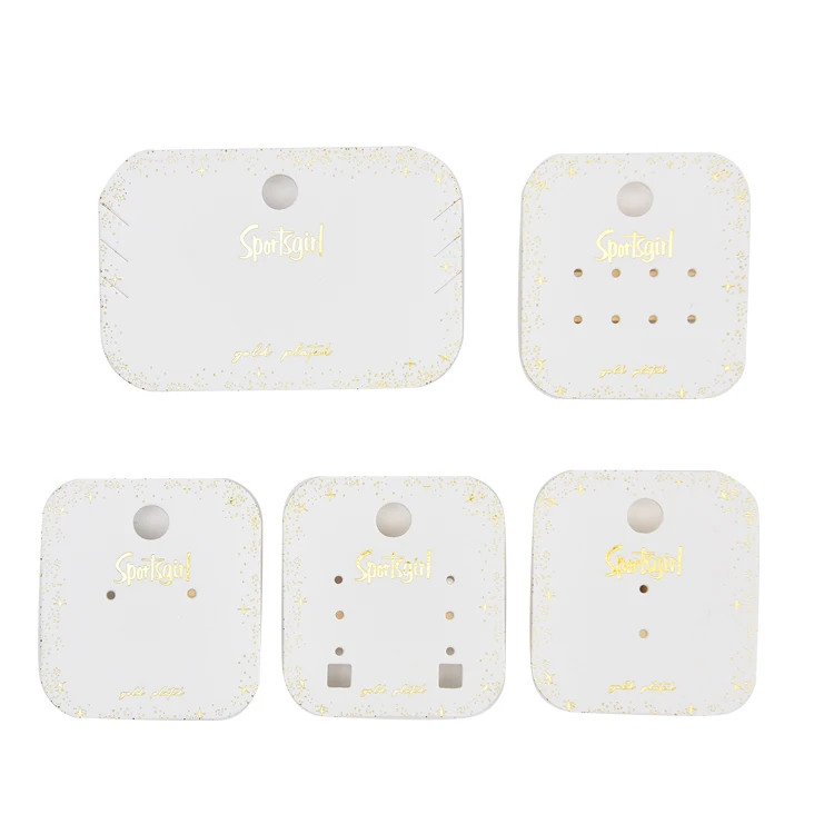 Manufacturers Can Customize Logo Earrings Jewelry Packaging Card Necklace Bracelet Display Card Jewelry Card