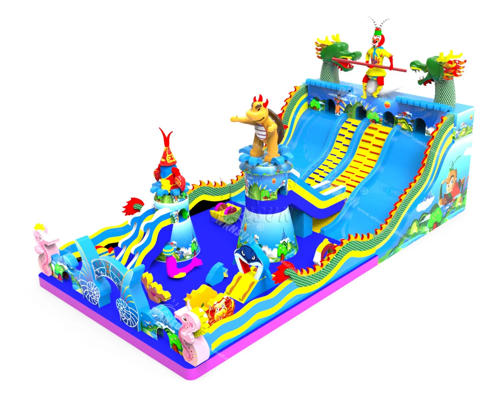 Rental business resort  Commercial playground theme park fun city land park  amusement park School corporate event