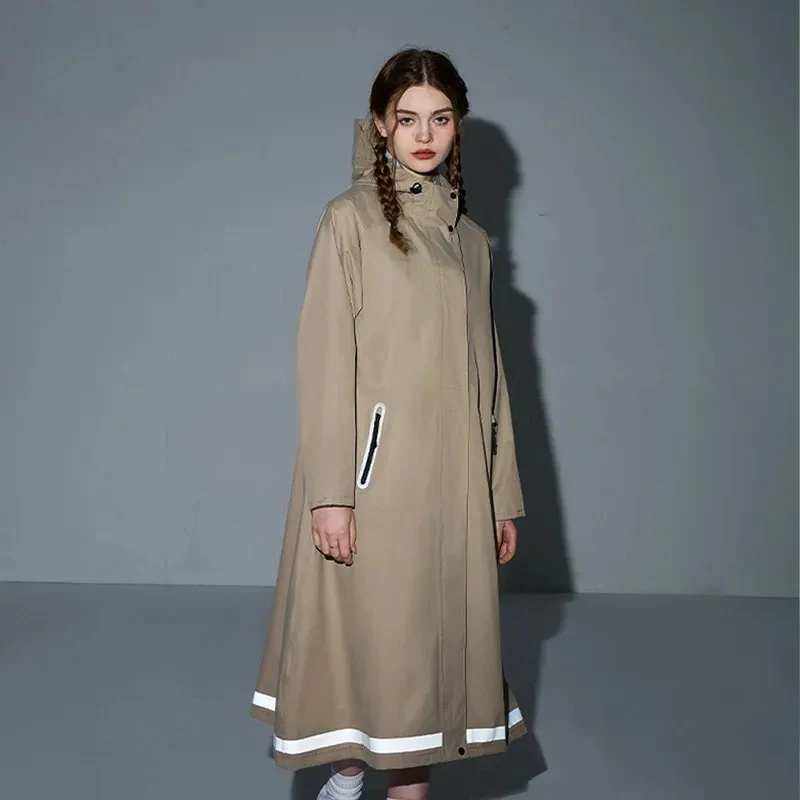 Fashion Multifunctional Windbreaker Type Raincoat Waterproof Women Men Outdoor Hiking Camping Rainwear Suit Riding Men Rain Coat