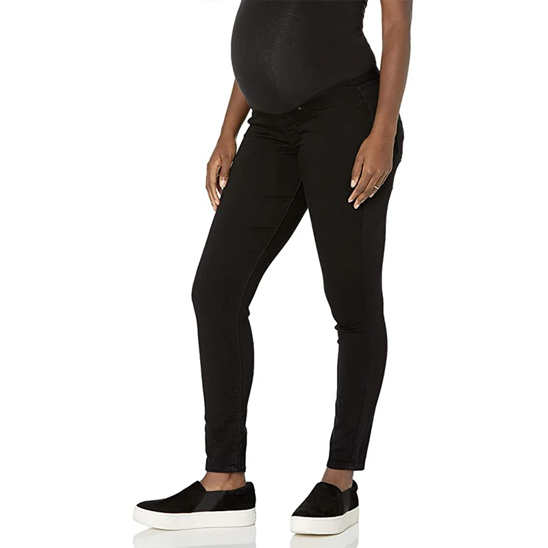 Материнство беременных Высокое качество для беременных эластичные женские обтягивающие джинсы