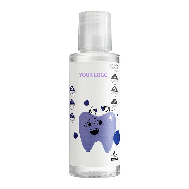 Portable Alcohol-Free Pet Care Products Multi-Purpose Oral Hygiene Formula Water Additive for Dogs & Cats Pet Dental Mouthwash