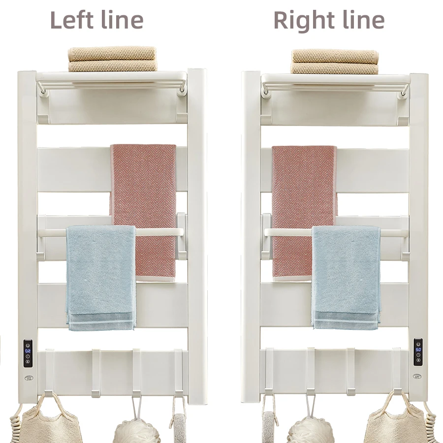 Bathroom Cream Wind Rail Towel Electr Heater Luxury Bucket Towel Warmer Drying Towel Constant Temperature Rack