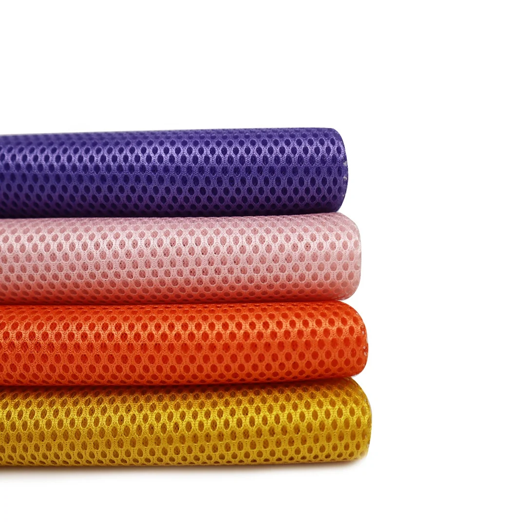 Manufacturers sell 100% polyester sandwich mesh fabric, home textiles, bags, shoes and other knitted fabrics