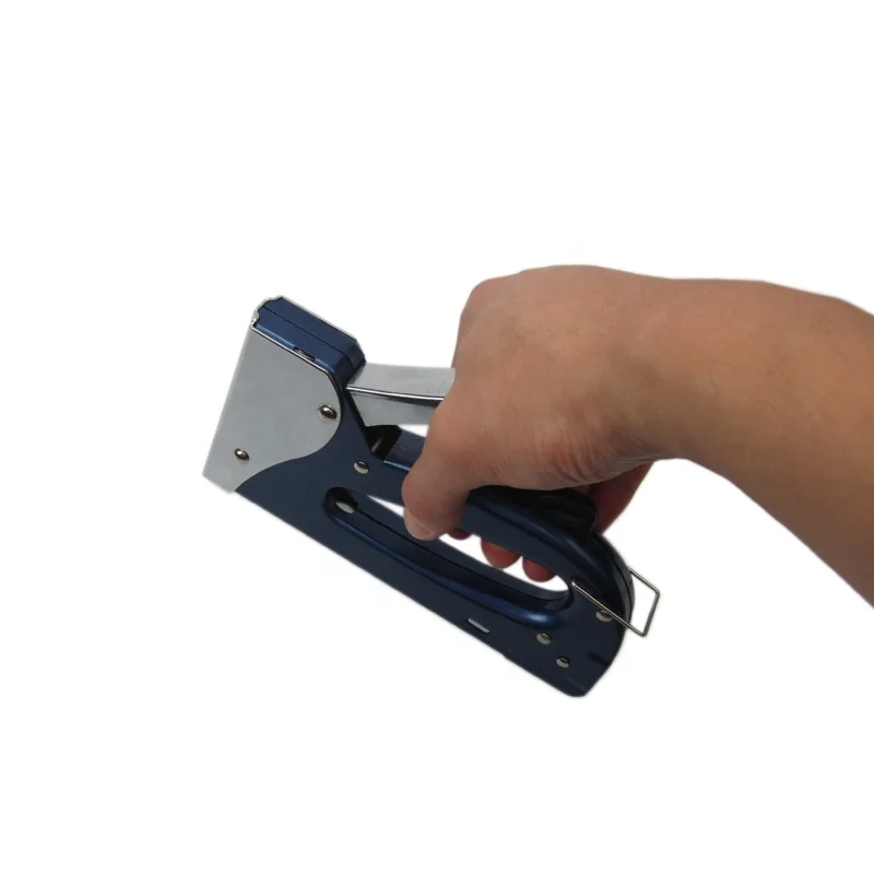 All metal body easy loading all metal staple gun operated with one hand 23 series staple gun