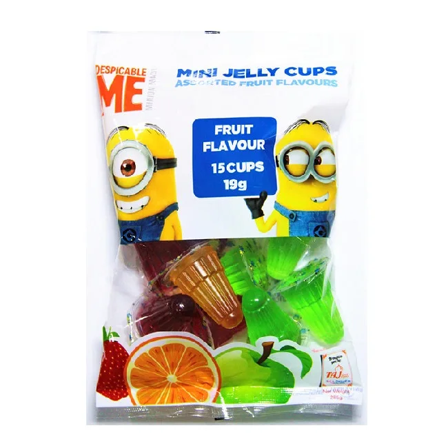 Hot Arrival Assorted Fruits Flavor Mini Jelly Cups Different Kinds of Juices Flavors Jelly Fruit Candy