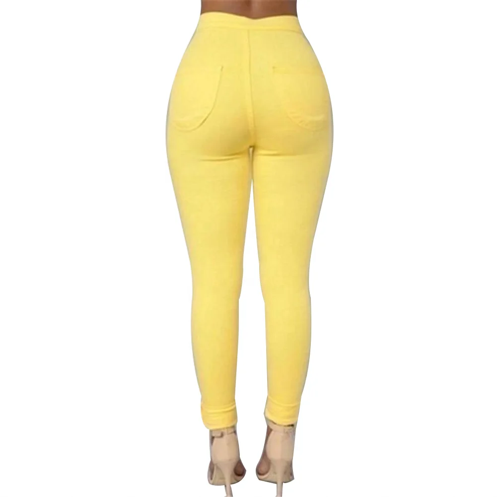 MANNI Women Stretch High Waist Skinny Jeans Denim Pants Trousers Women Pencil Pants