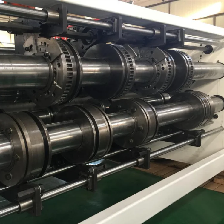 218 lead edge feeding printing slotting machine for corrugated box making