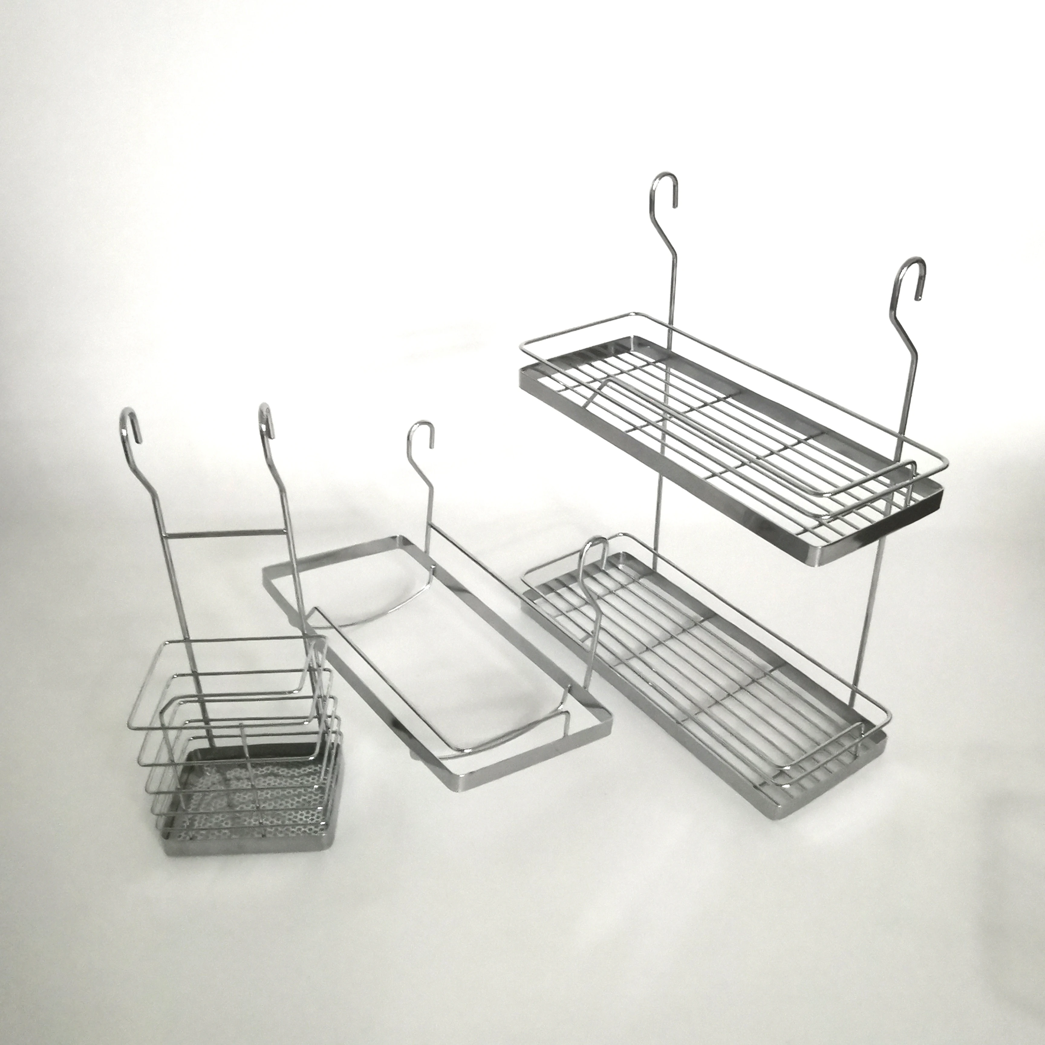 Kitchen Hanging Plastic Wrap Stainless Steel Cling Film Wrap Wall Holder Foil Roll Paper Towel Holder