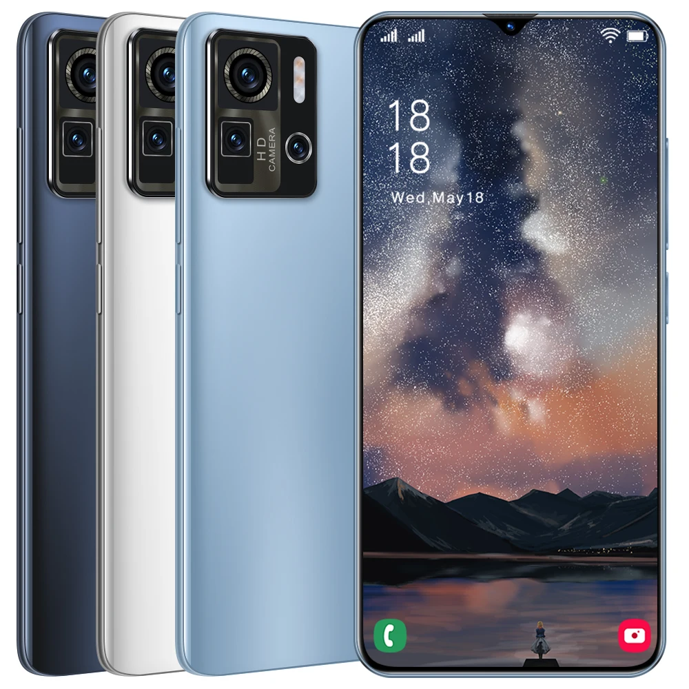 Hot Selling MIX4 Unlocked smart phone 32+50MP 8 Core Dual SIM 16GB+512GB Cheap Smart Phone 6.7Inch Android 10.0 Cellphone