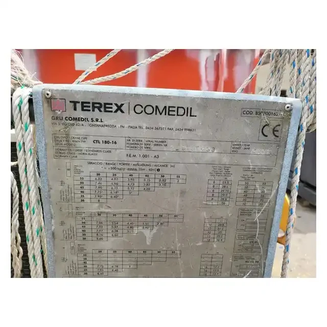 High Quality Wholesale cheap custom prices of Popular Tower Crane Comedil CTL 180-16 H 20