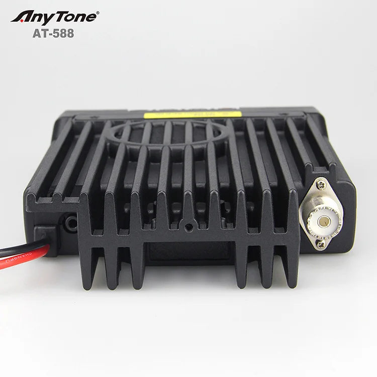Anytone AT-588 VHF Mobile radio transceiver with High power 35W 66-88Mhz 2 way radio for car