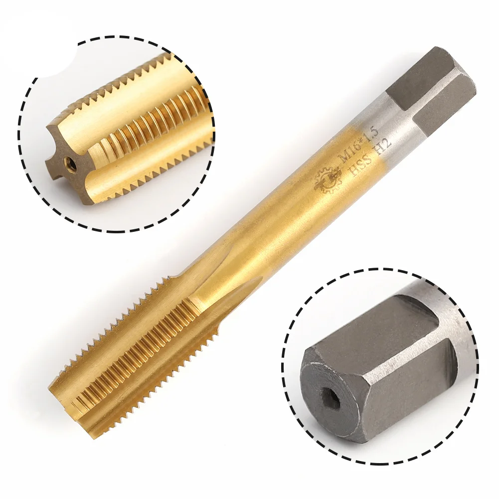 Hot Selling HSS 5% cobalted thread cutting taps M8 Straight Flute machine tap