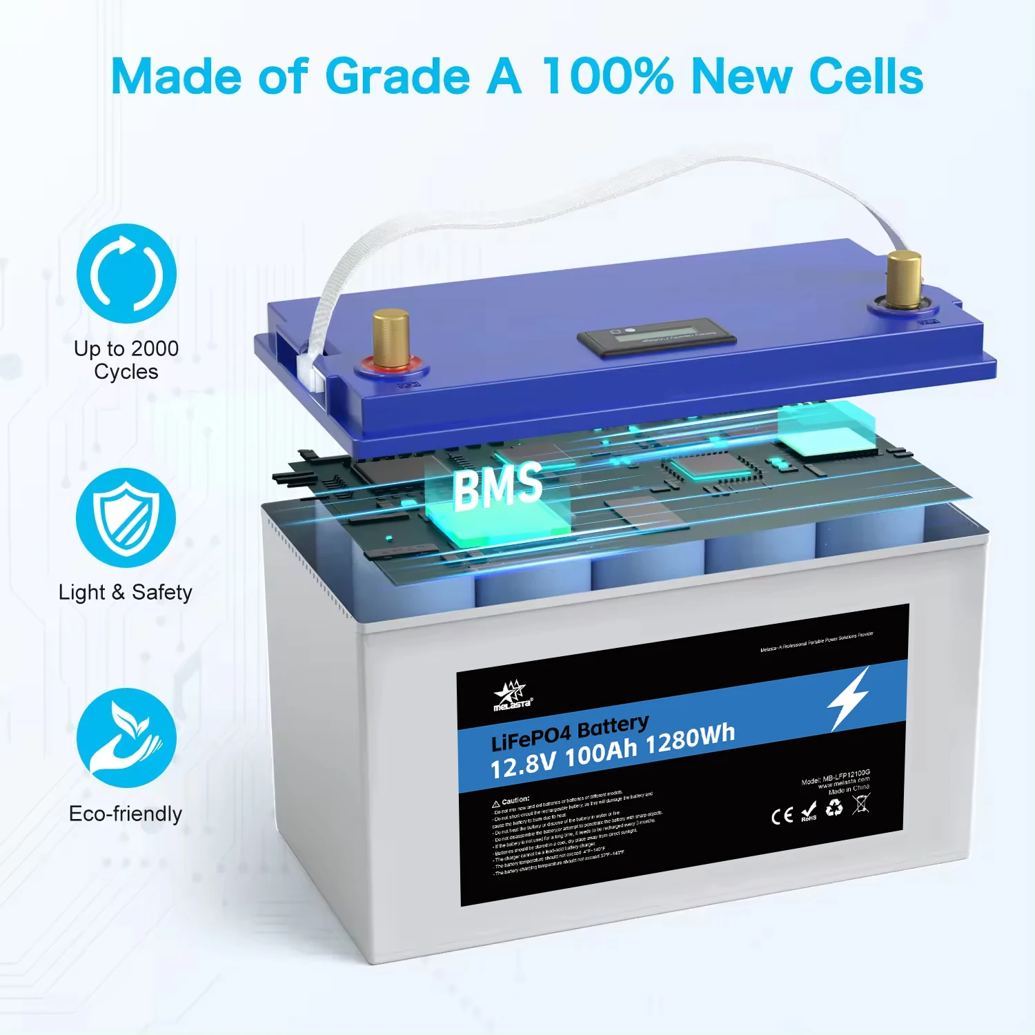 Factory Lithium Lifepo4 Battery Solar System Lead Acid Replacement 12v Lithium Battery for Rv Marine Boat