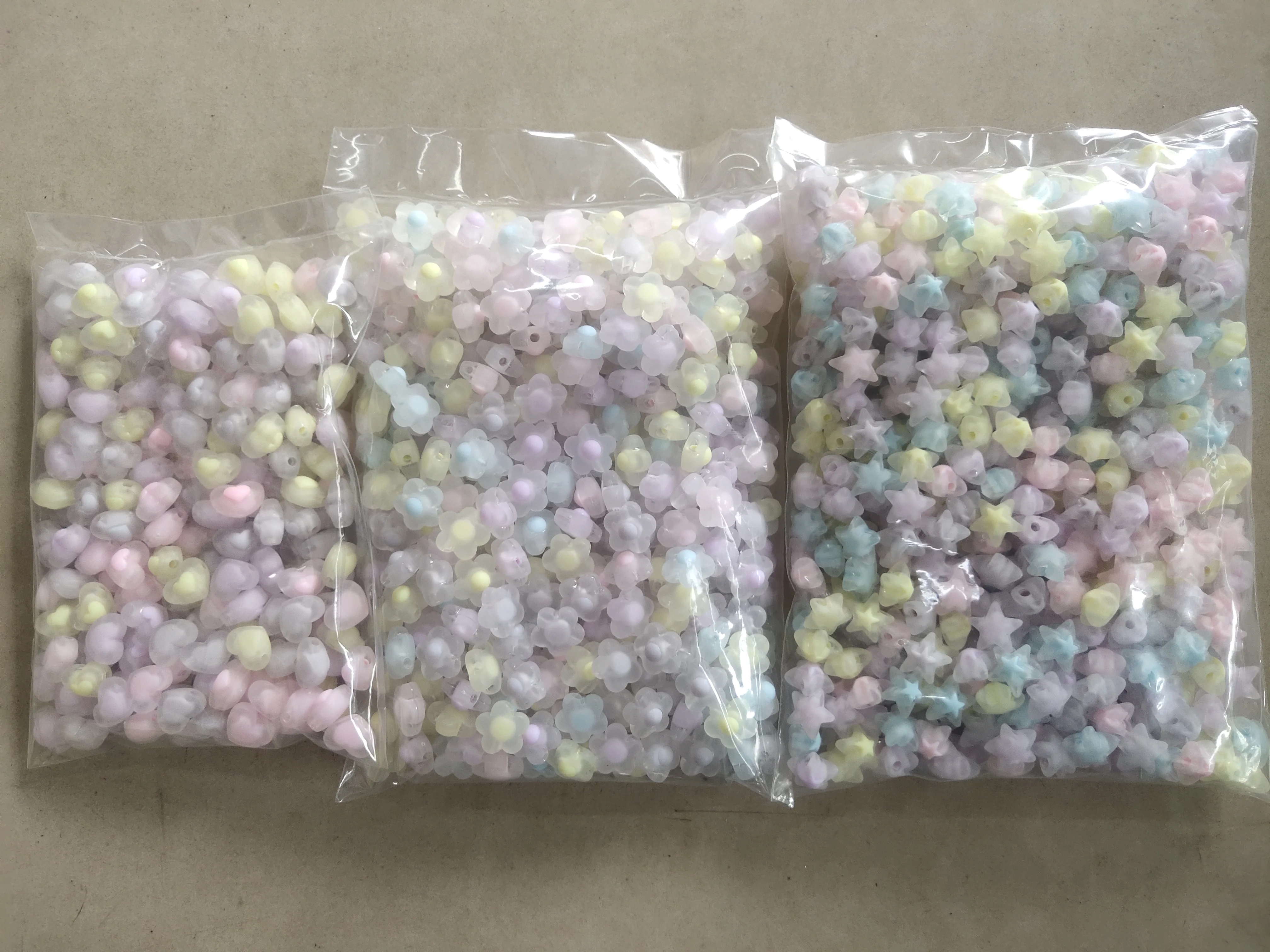 Heart Gold Star  Beaded Phone Strap For Diy Charms