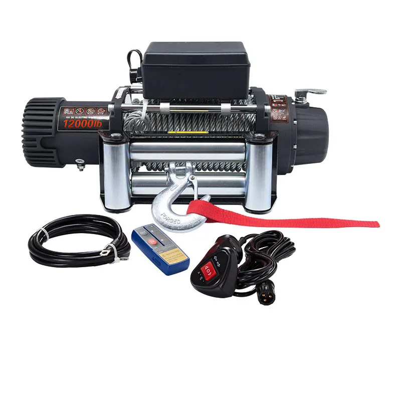 Hot Selling Direct Factory Winch Manufacturer 13000 lb Electric Winch 12v 13000lbs Off Road Gears