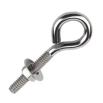 Chins factory custom galvanized stainless steel female eye bolt lifting eye bolt