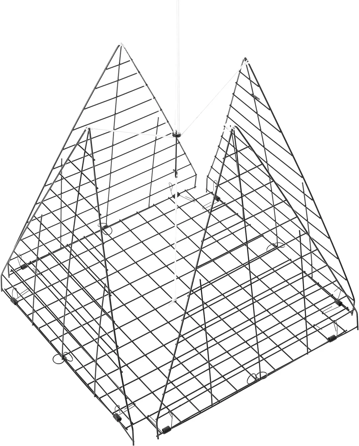 Steel vinyl coated Eagle claw crab trap drop net