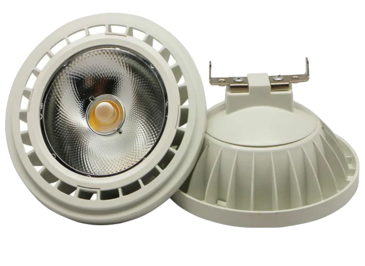 Hot silvery reflector 15/24/36 beam angle 9w ar111 qr111 g53 led bulb