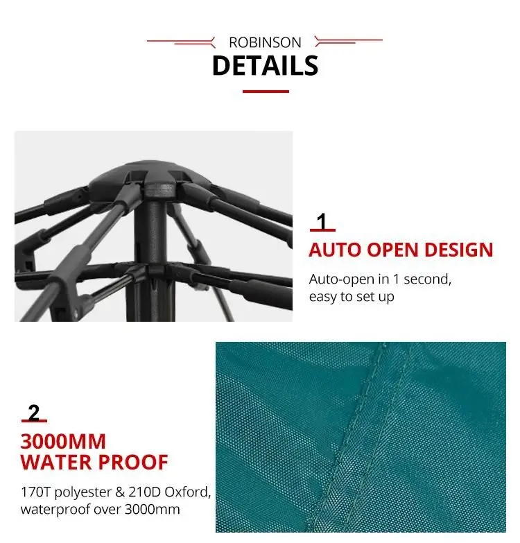 
Custom Portable Outdoor Waterproof Camping Shelters Portable Car Tent Robinson Camping 