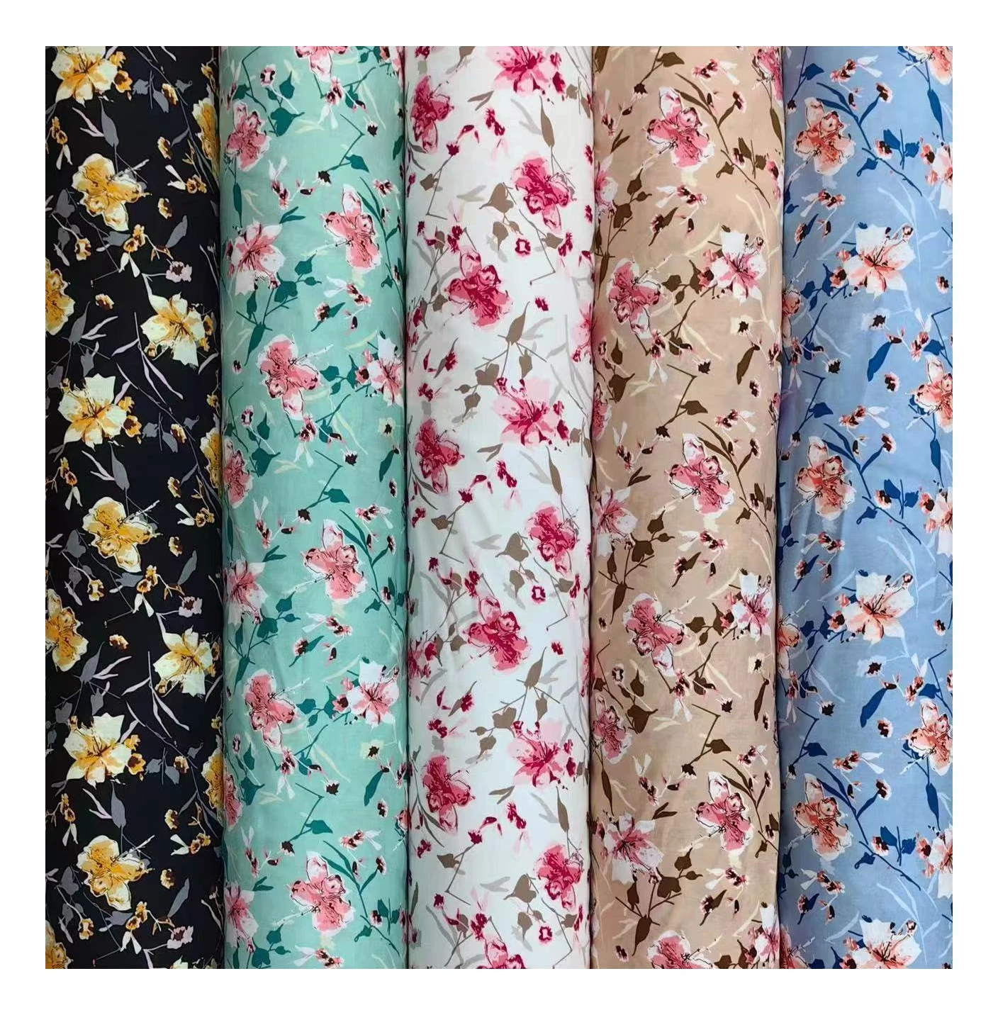 high quality 100%spun printed rayon fabric rolls somali cultural unis skirt macawis summer dress