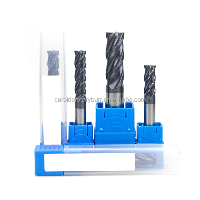 Good Quality Tungsten Carbide End Mill Bits For Steel Cutting Tools Solid Carbide Sharpener 2/4 Flutes Inch Milling Cutters