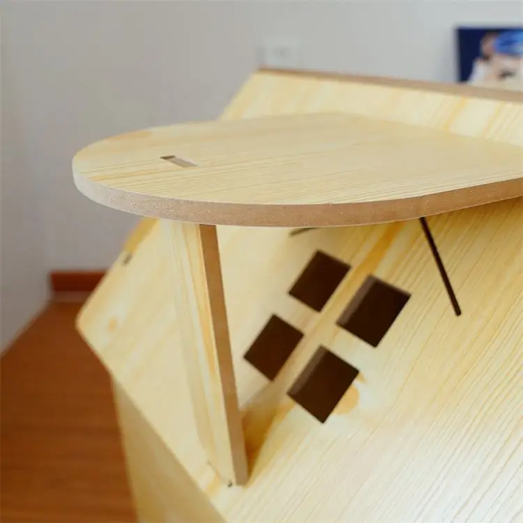 Indoor Outdoor Pet Cat Dog House Removable Wooden Wholesale Eco-friendly Medium Luxury Solid Pet Houses & Furniture Windproof