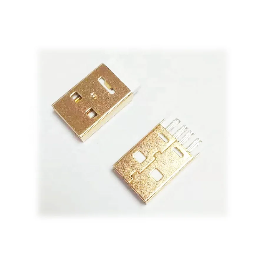 Cellphone Accessories Gold Plated Connector Metallic for Yarn Charging USB Data Cable Line for Mobile Phone
