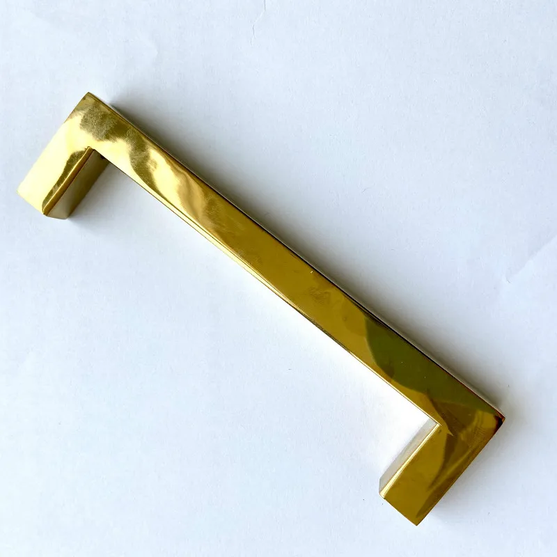 Mirror Golden Stainless Steel Interior Shower Kitchen Glass Door Handle