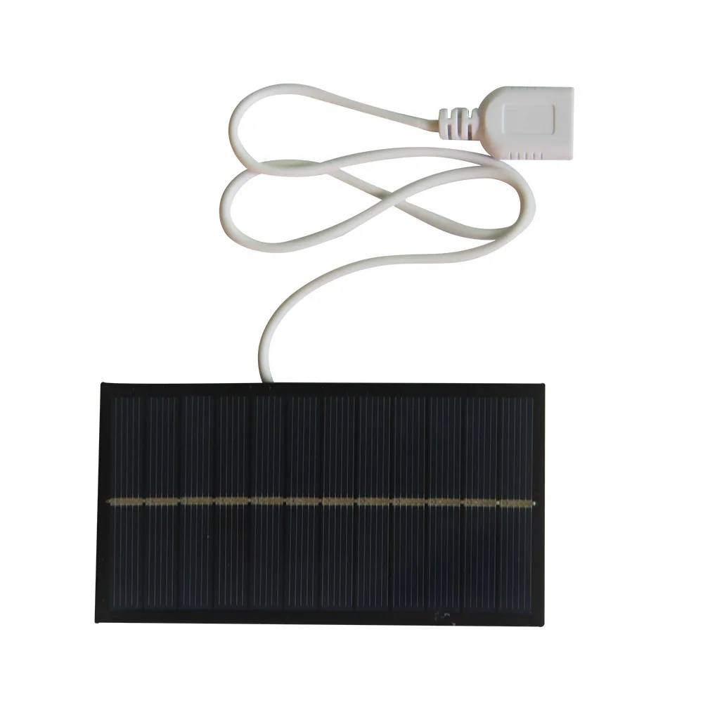 Мини DIY Солнечная Панель зарядное устройство 1 Вт 6 В солнечное с USB для мобильного Power Bank небольшая солнечная энергетическая система 110*60