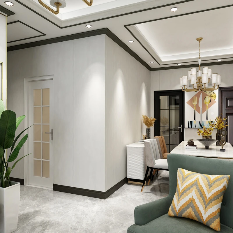 
Anti aging Chinese factory supplier fluted panel wainscoting panels stone texture decorative panels for living room 