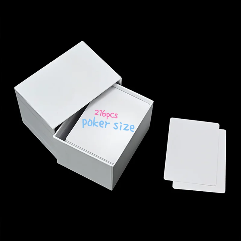 Galant Blank Playing Cards to Write on Poker Size 216PCS Printable Flash Cards for DIY Games