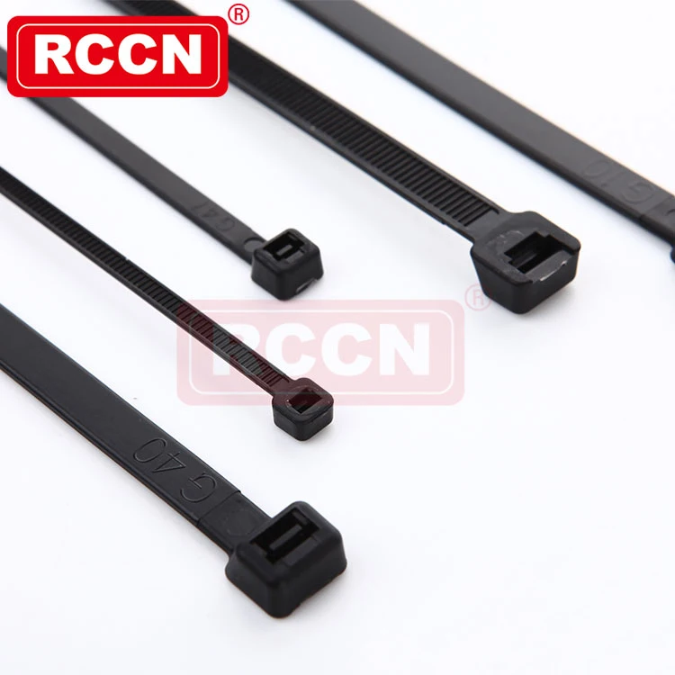 RCCN Weather Resistant G200IUV Nylon Cable Tie Black Nylon UV Resistant Electric Cable Ties UV Resistant Nylon Ties